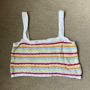 Colorful crop top!